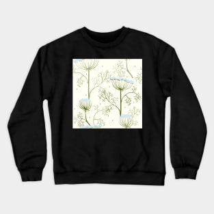 Elegance Seamless pattern with flowers Crewneck Sweatshirt